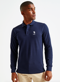 Long Sleeved Cotton Polo + Large Sizes