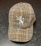 Wool Blend Checked Cap