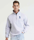 Zipped Neck Sweat Shirt